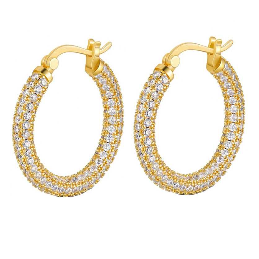 Boucles d'oreilles 'In/Out Hinged Hoop' pour Femmes