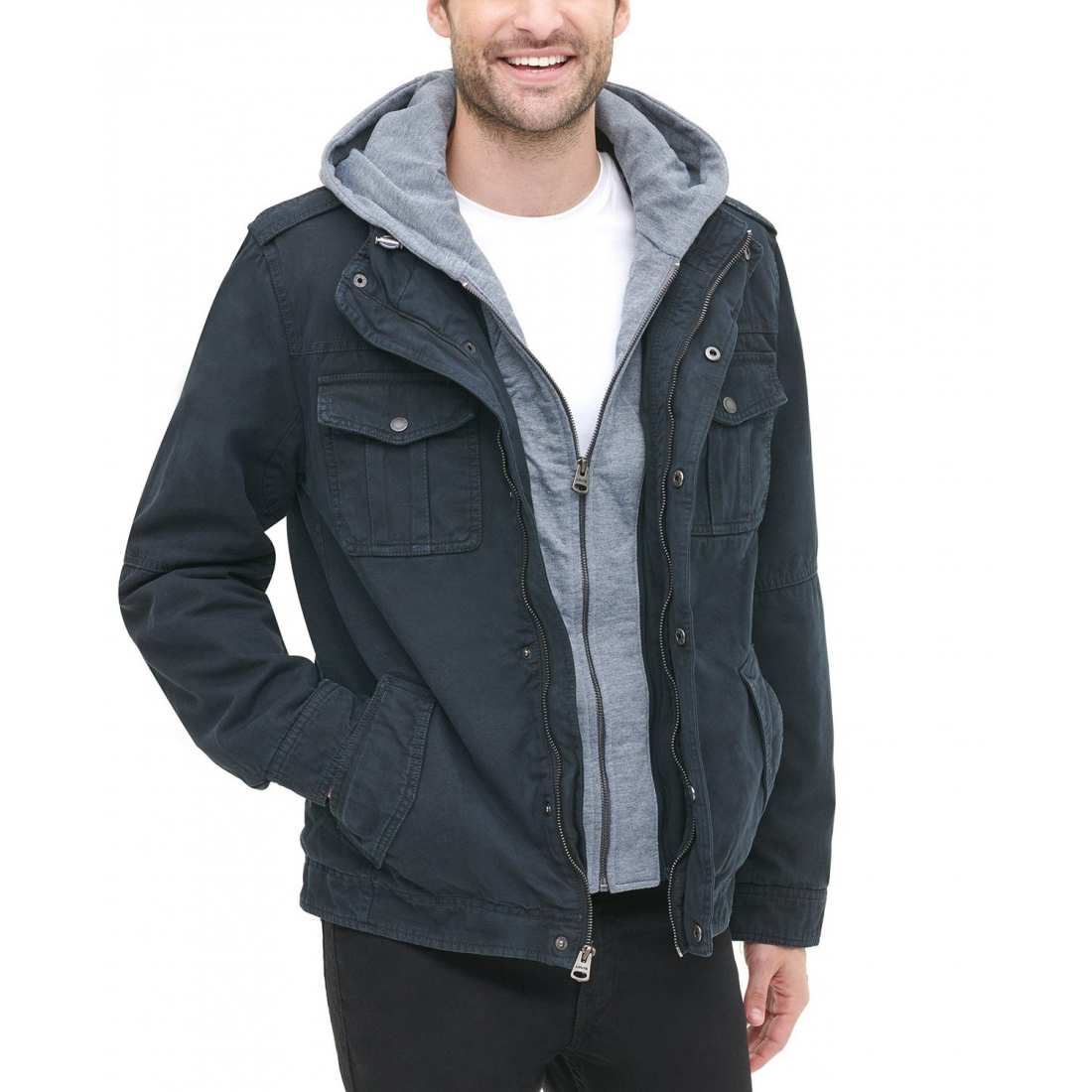 Veste 'Two Pocket Hooded' pour Hommes