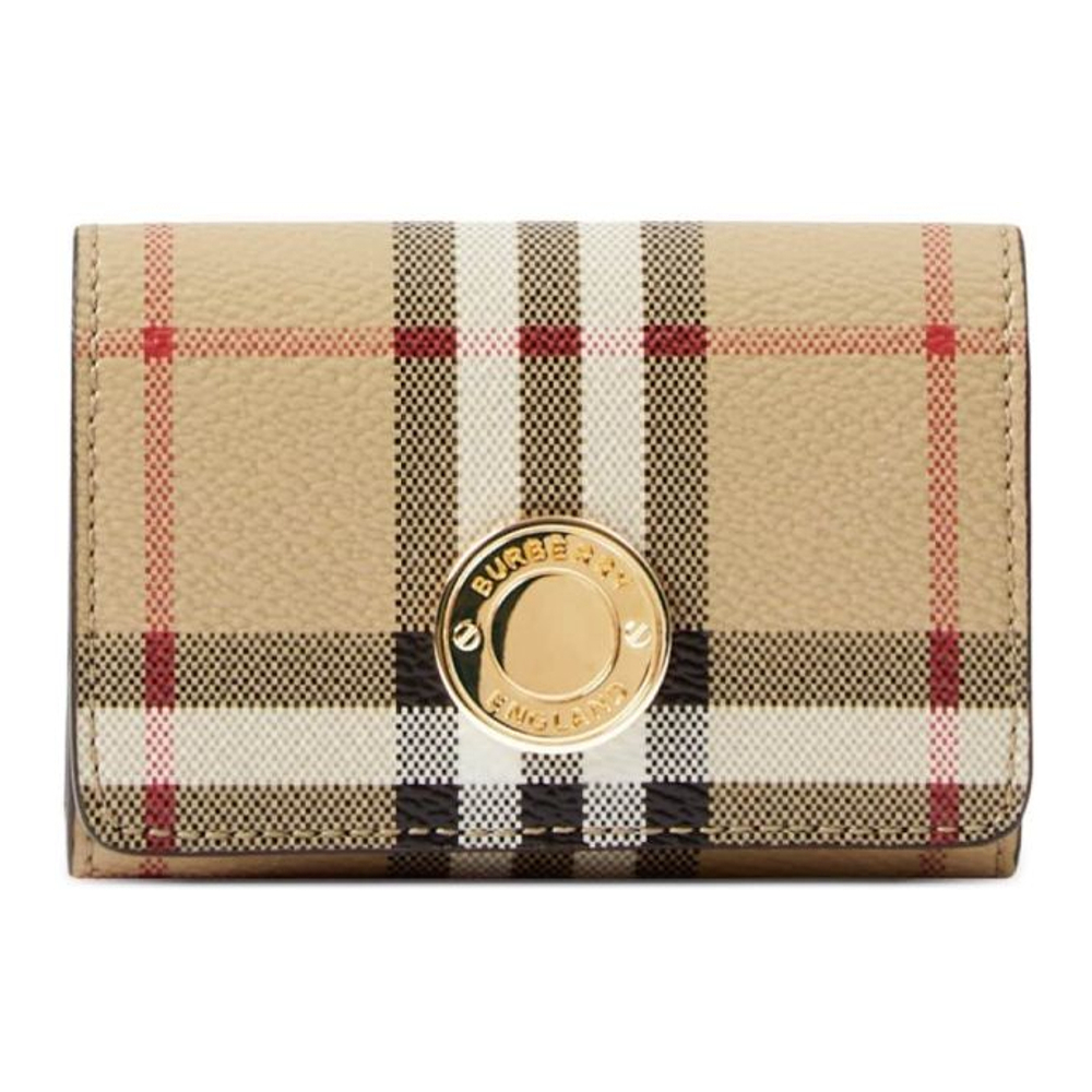 Women's 'Logo-Plaque' Wallet