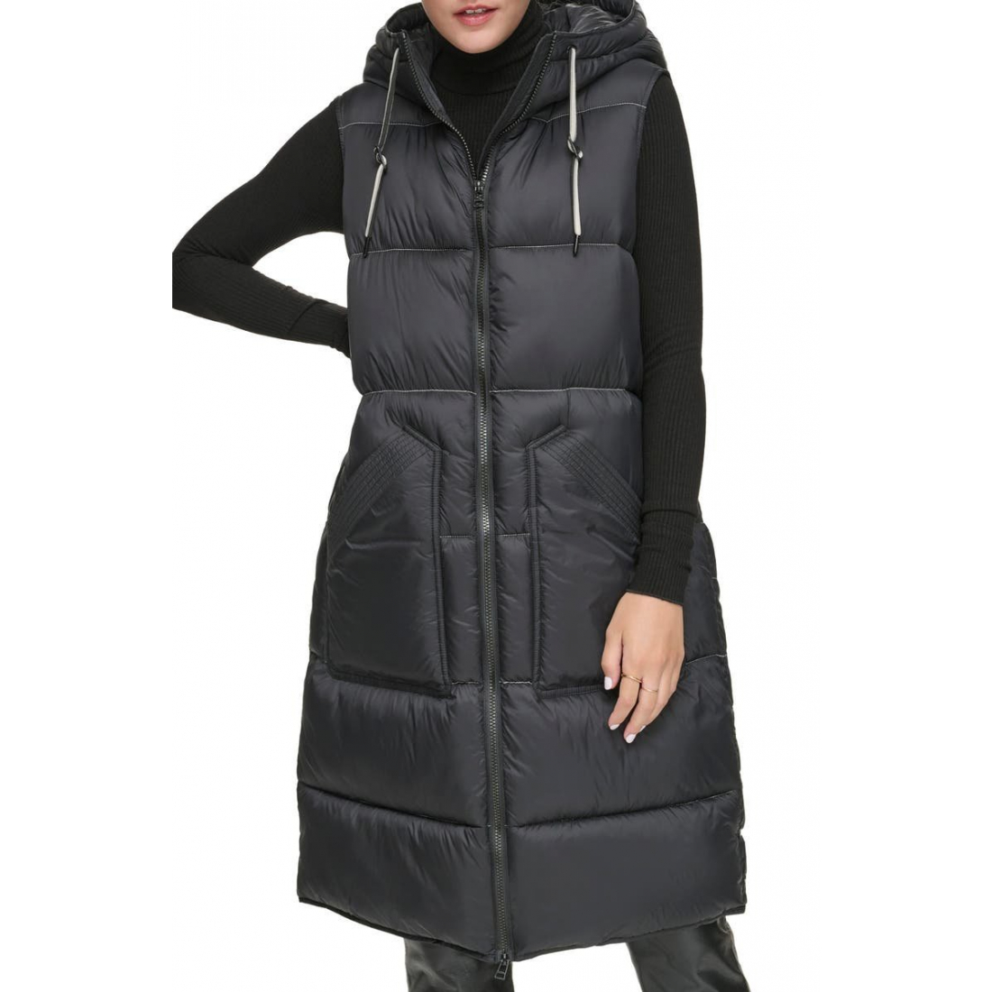 'Kerr Hooded Longline' Puffer-Weste für Damen