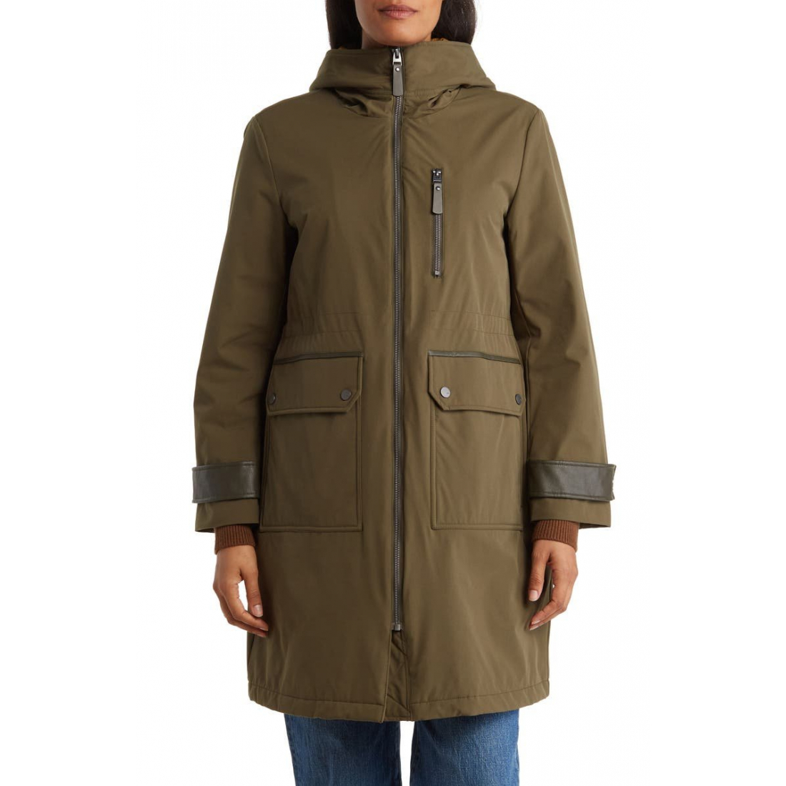 Veste 'Water Resistant Hooded' pour Femmes