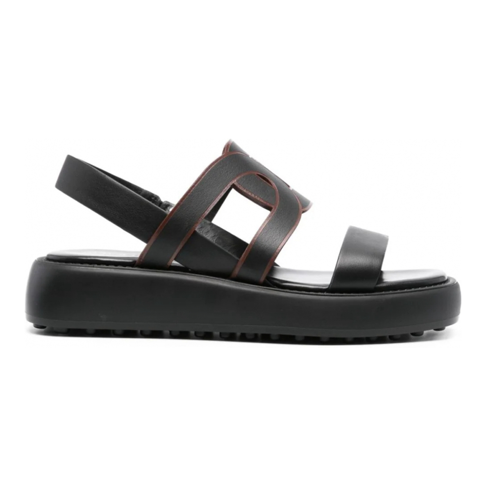 Sandales à semelle plateforme 'Cut-Out Chain' pour Femmes