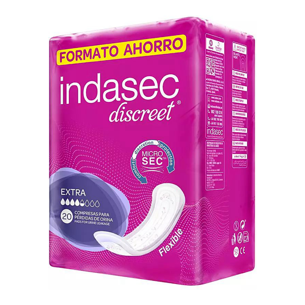 Protections pour l'incontinence 'Discreet' - Large Extra 20 Pièces