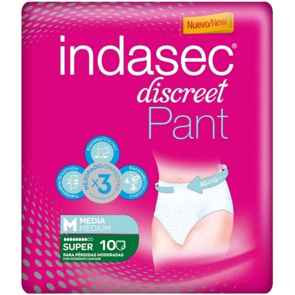Pantalons pour l'Incontinence 'Discreet' - Super Medium 10 Pièces