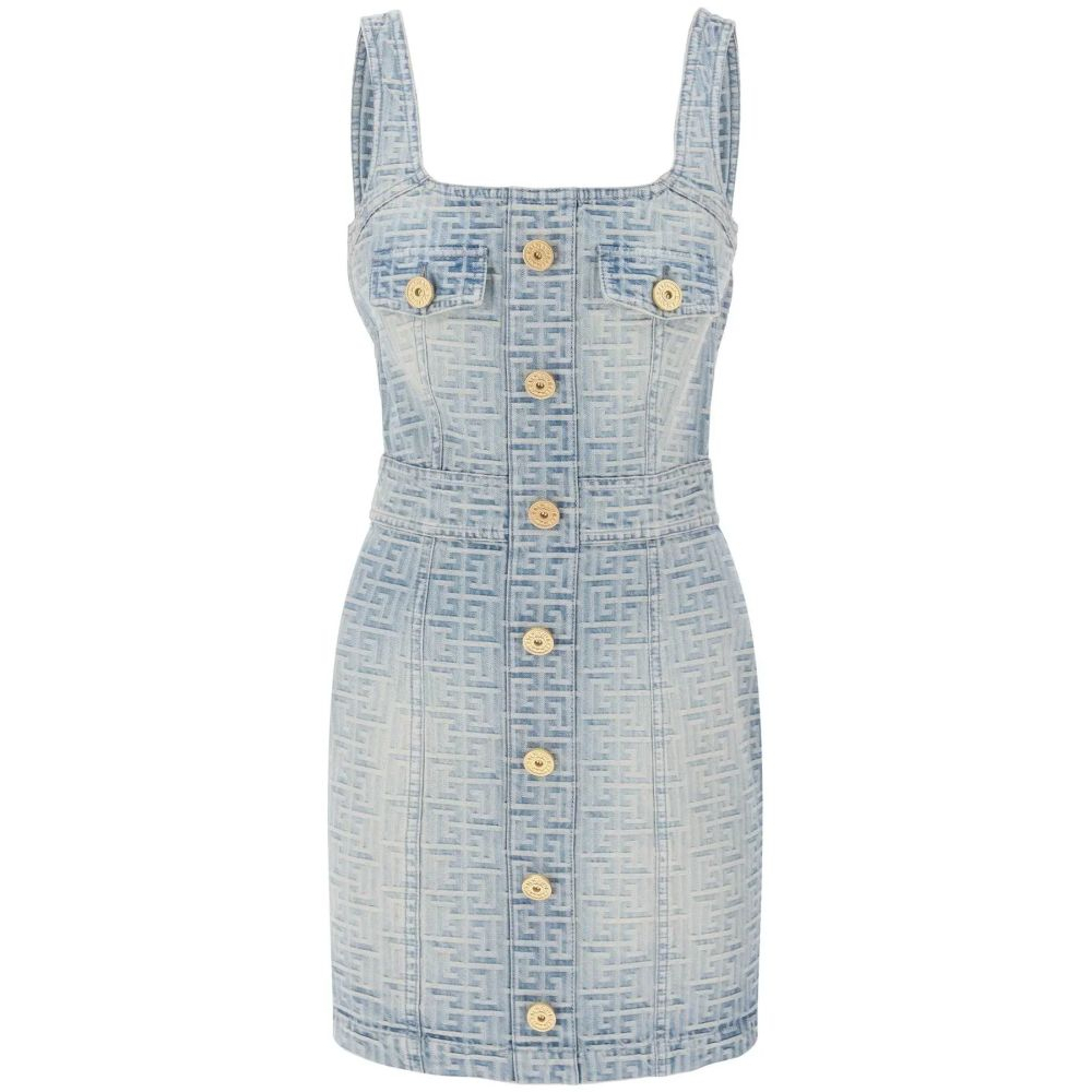 Robe en jean 'Monogram Short' pour Femmes