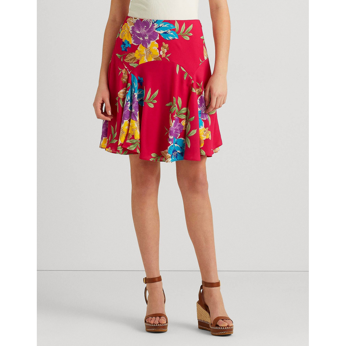 Women's 'Floral Georgette' Skirt