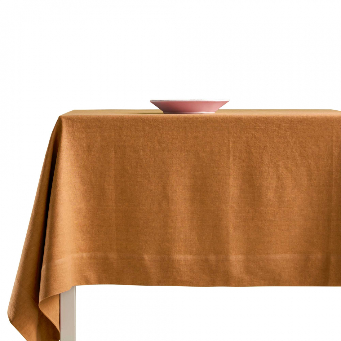 Grafite Linen Tablecloth 160x230 cm, Amber