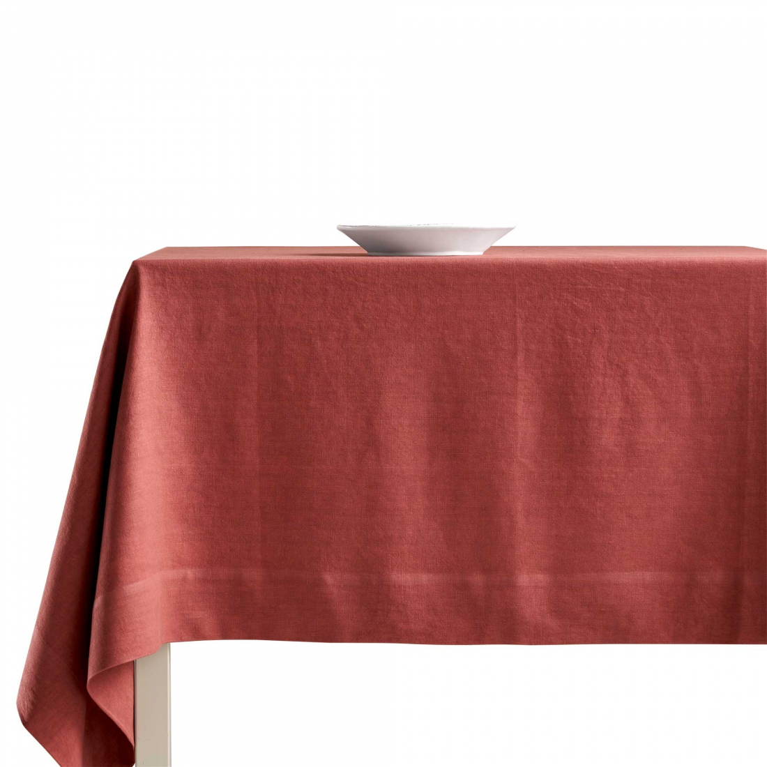 Grafite Linen Tablecloth 160x230 cm, Valenza
