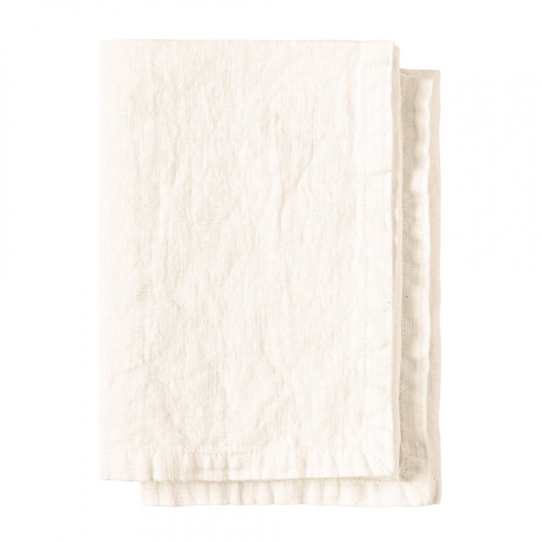 Grafite Set Of 2 Napkins, Ivory