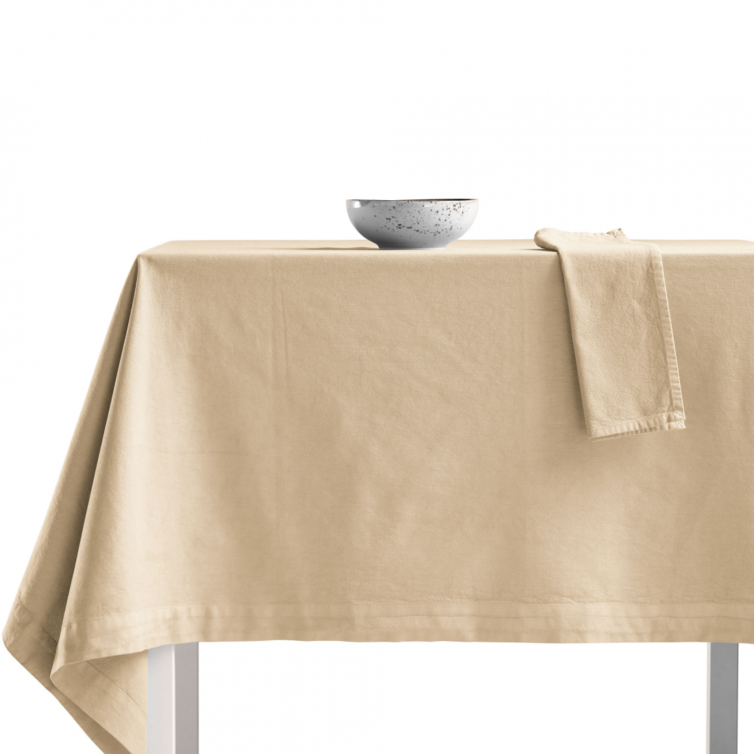 Colorado Panama Cotton Tablecloth 170X170 Cm, Rope