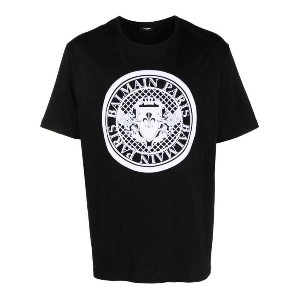 Men's 'Coin Logo-Appliqué' T-Shirt