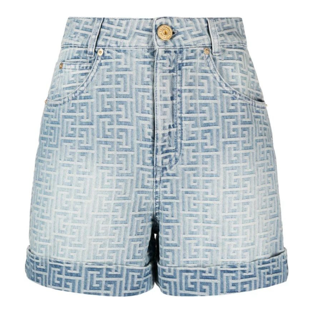 Short en jean 'Monogram' pour Femmes
