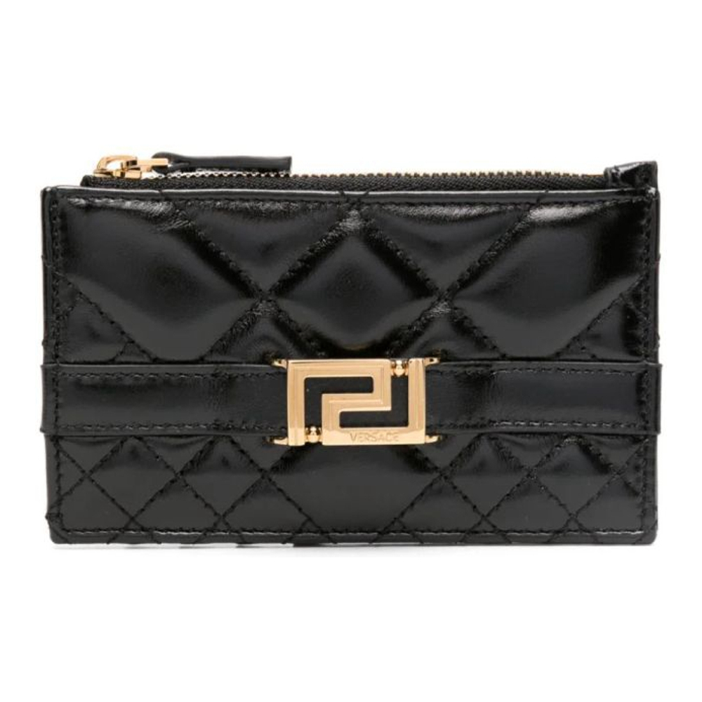 Women's 'Greca Goddess Quilted' Card Holder