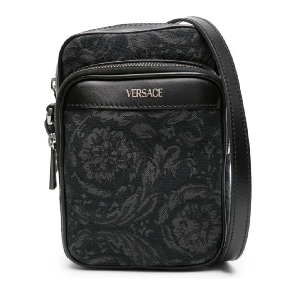Men's 'Barocco Athena' Messenger Bag