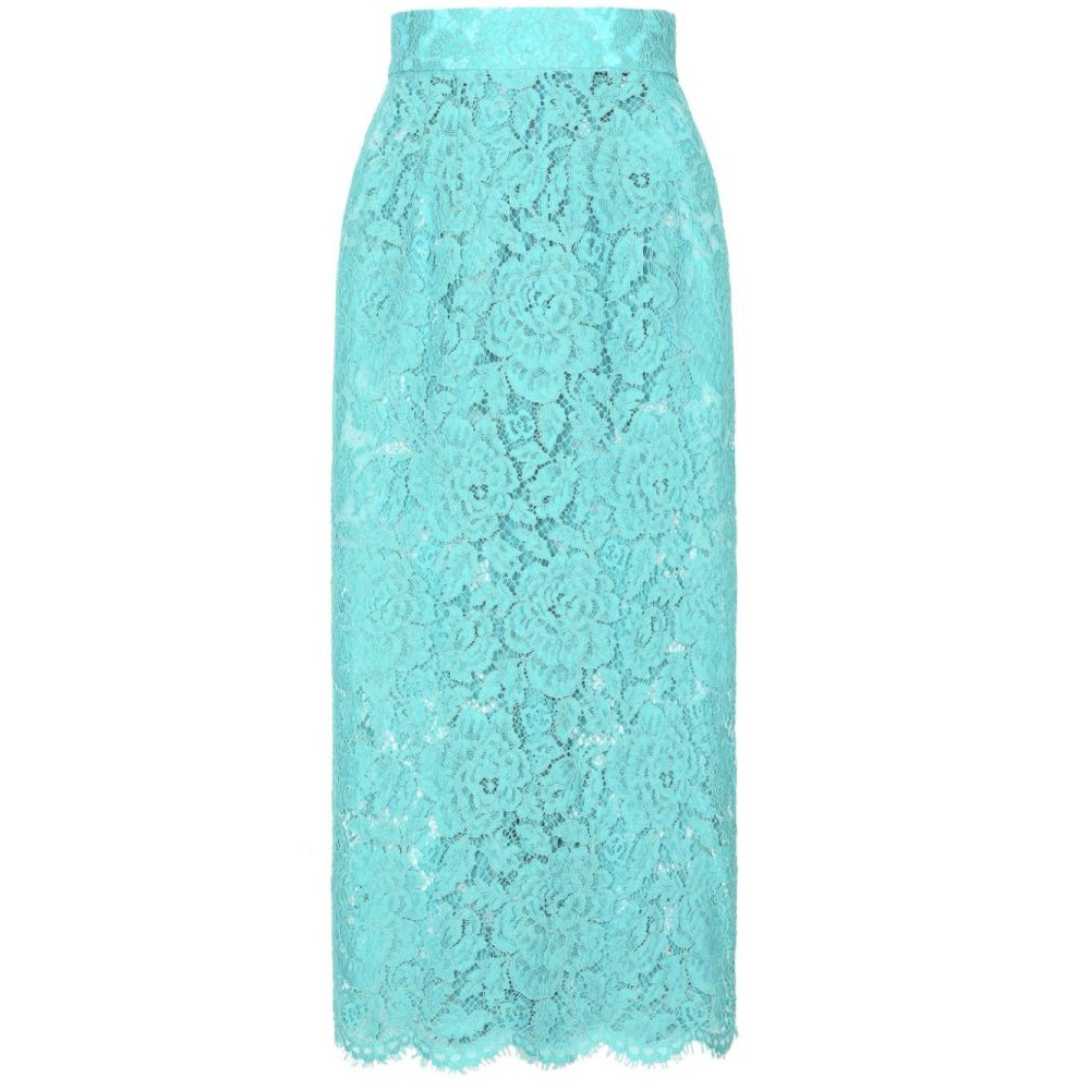 Jupe Midi 'Floral-Lace' pour Femmes