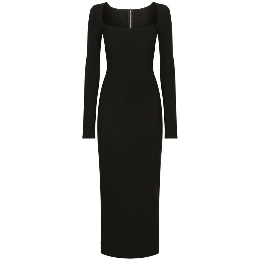 Robe Midi 'Long-Sleeve' pour Femmes