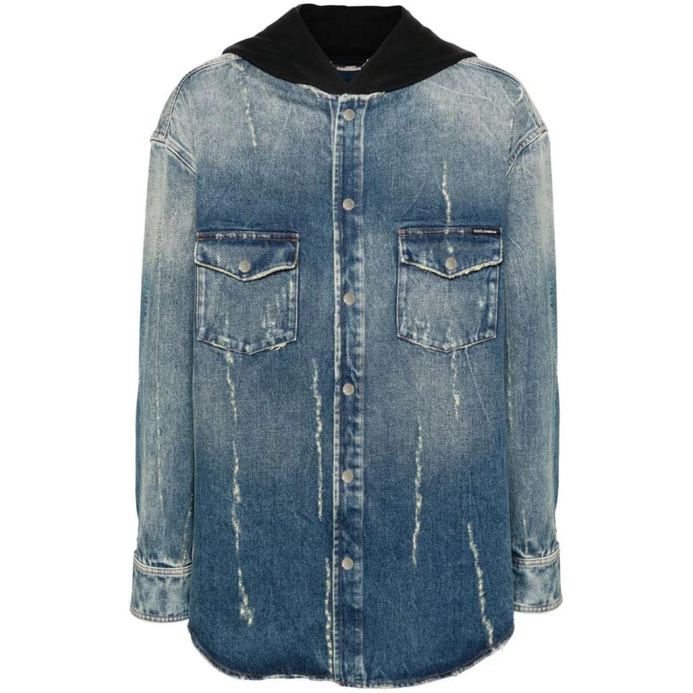 'Hooded' Überhemd für Herren