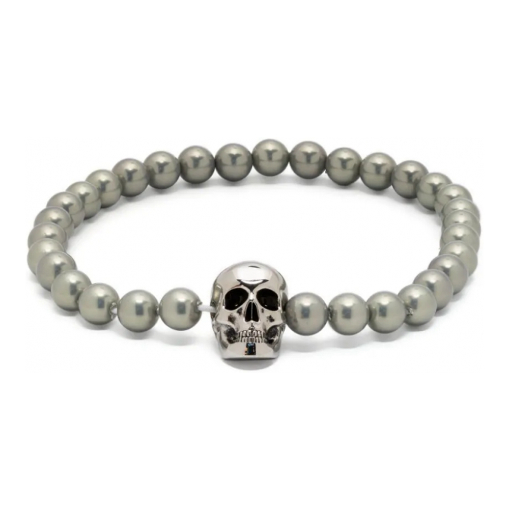 'Skull Pearl' Armband für Herren