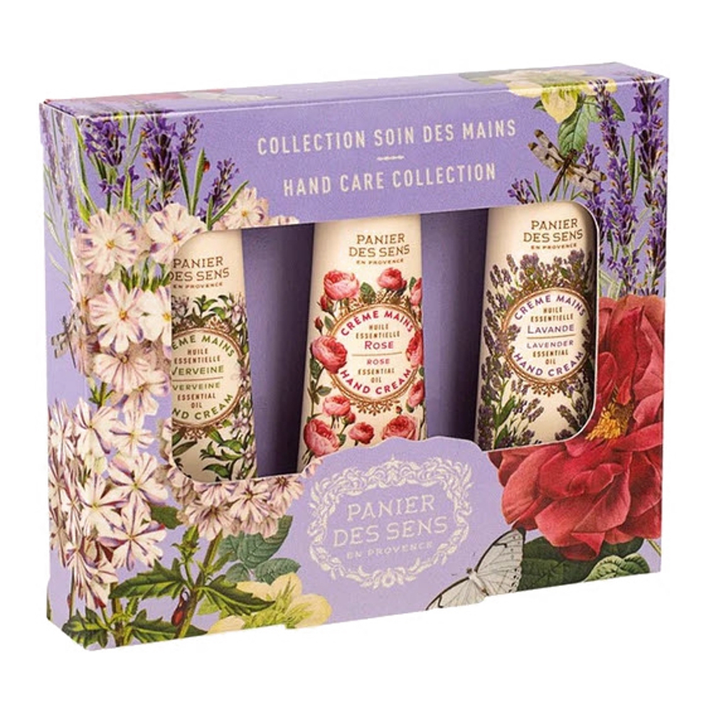 'Lavander, Rose, Verveine Citronnée' Hand Care Set - 3 Pieces