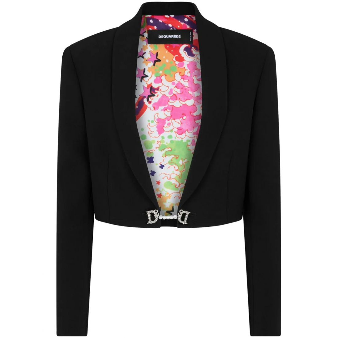 Blazer 'Logo-Plaque' pour Femmes