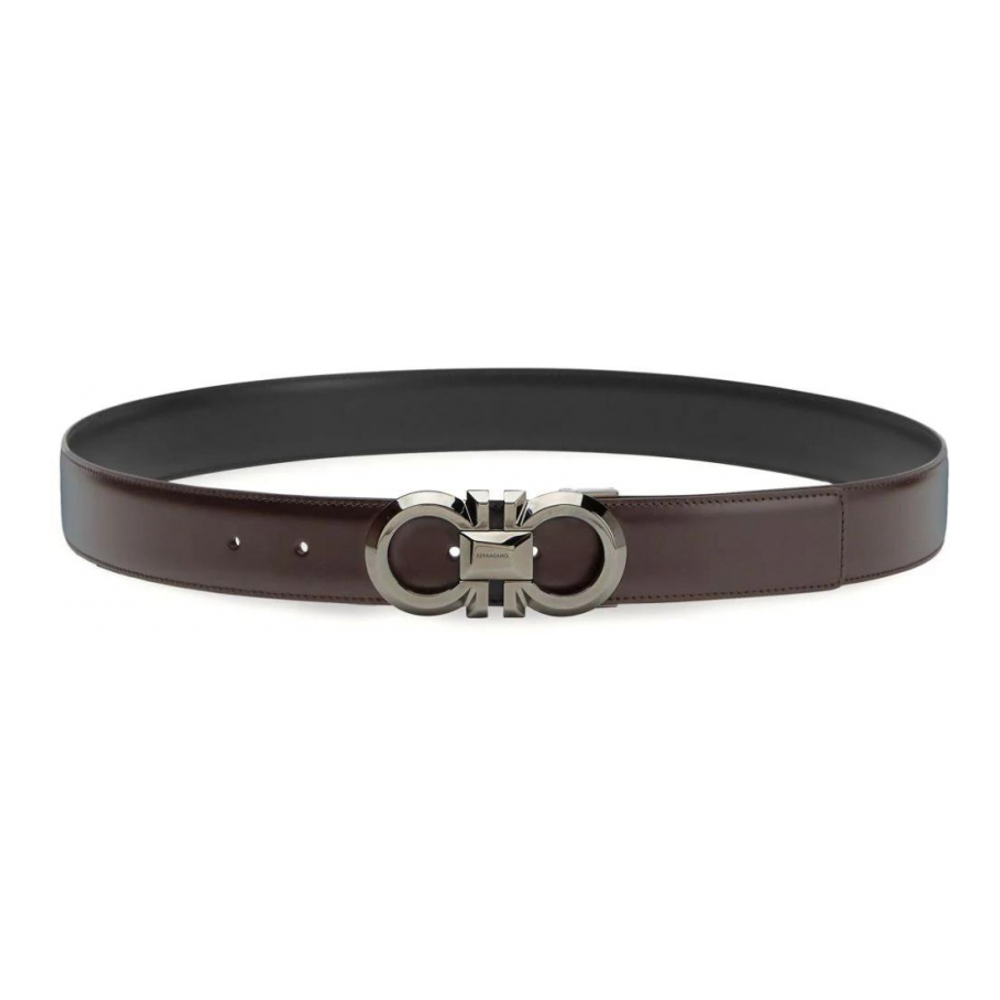 Ceinture 'Logo-Engraved Buckle Reversible' pour Hommes