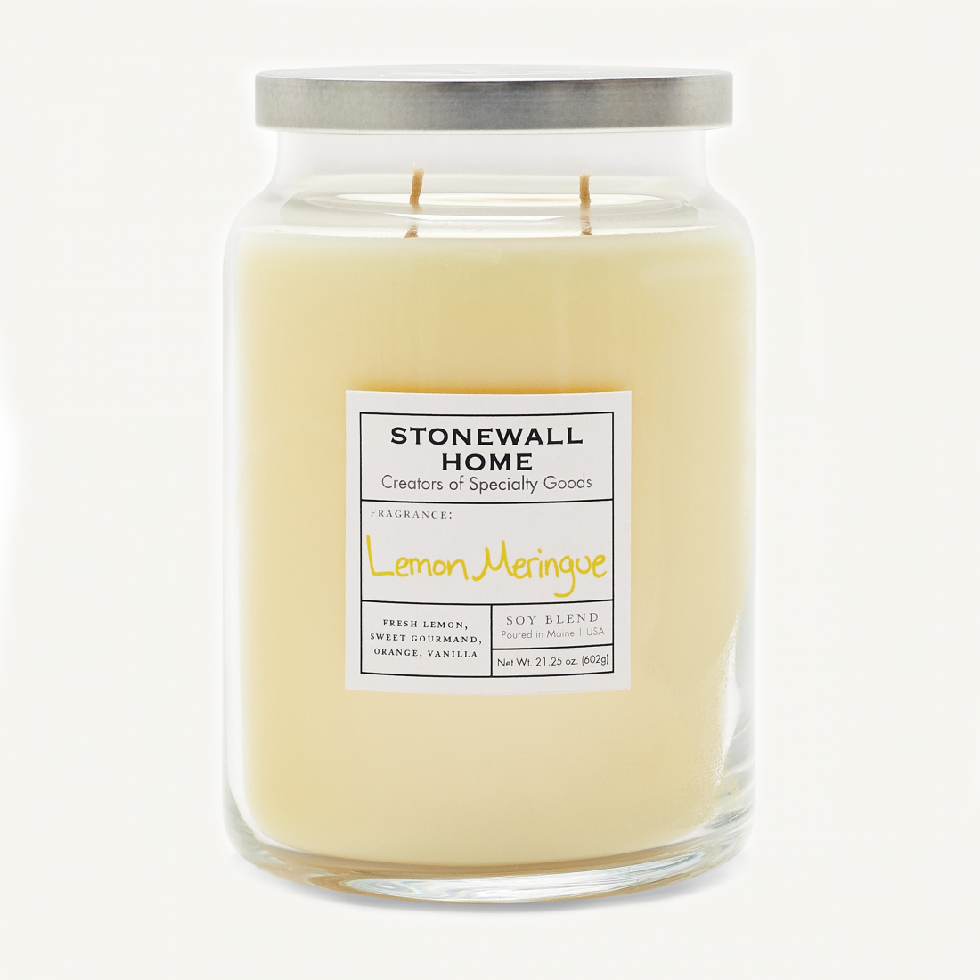 'Lemon Meringue' Scented Candle - 602 g