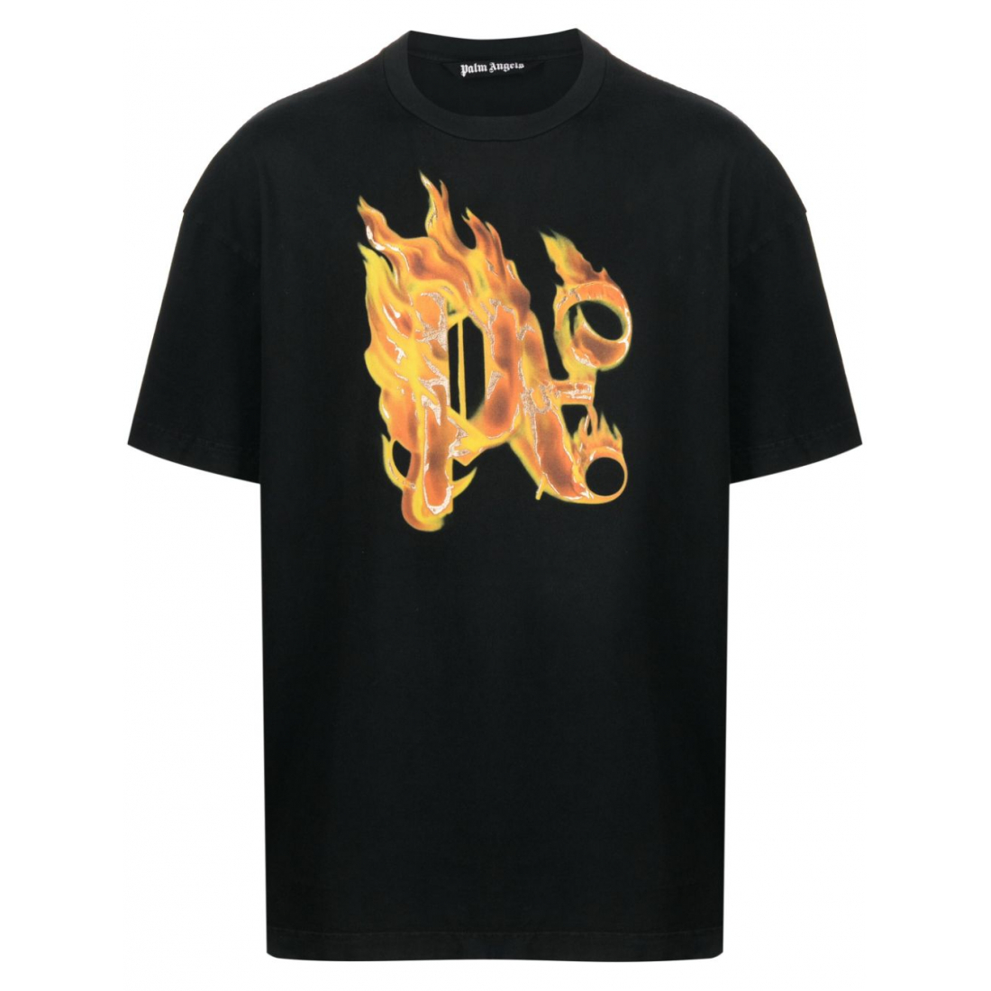T-shirt 'Burning Monogram' pour Hommes