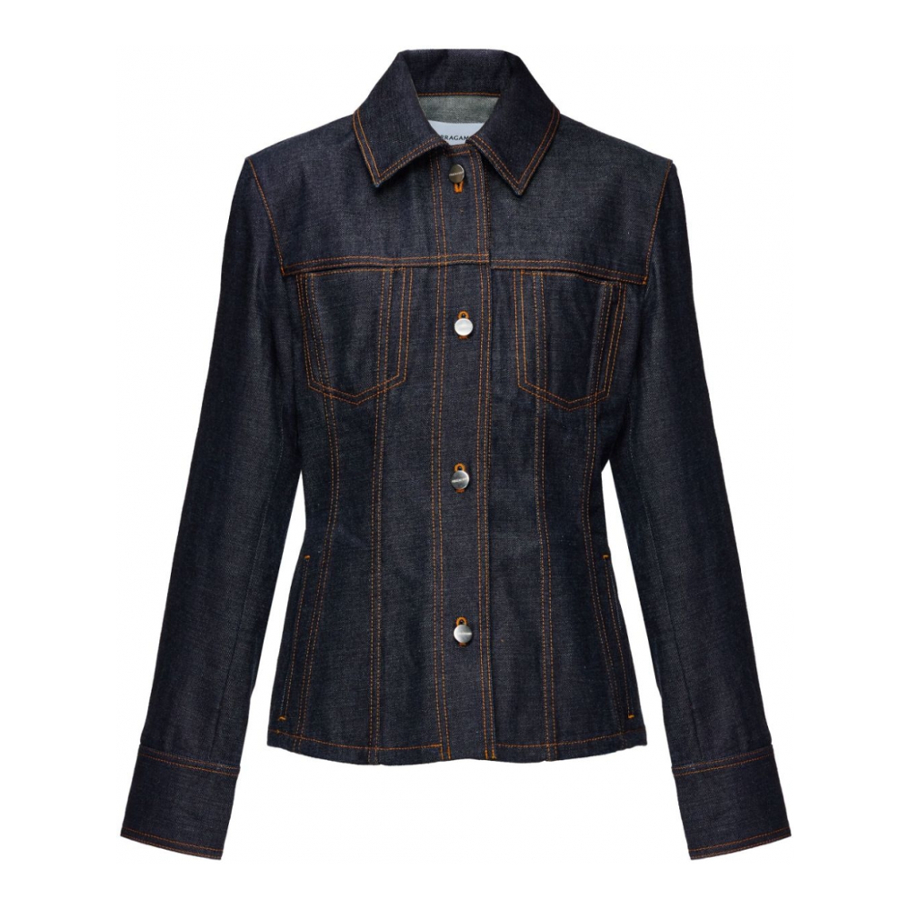 Veste en jeans 'Spread-Collar' pour Femmes