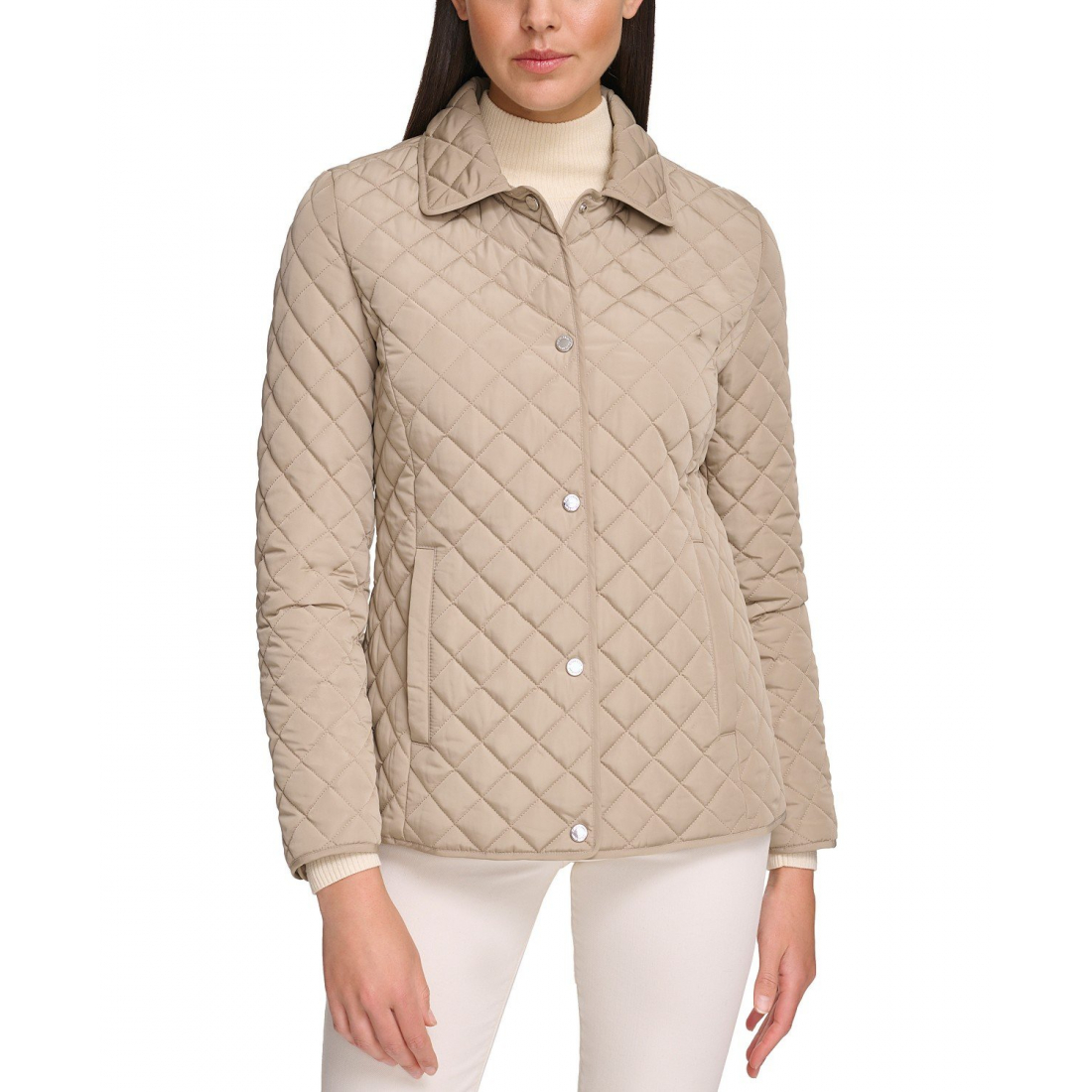 Manteau 'Collared Quilted' pour Femmes