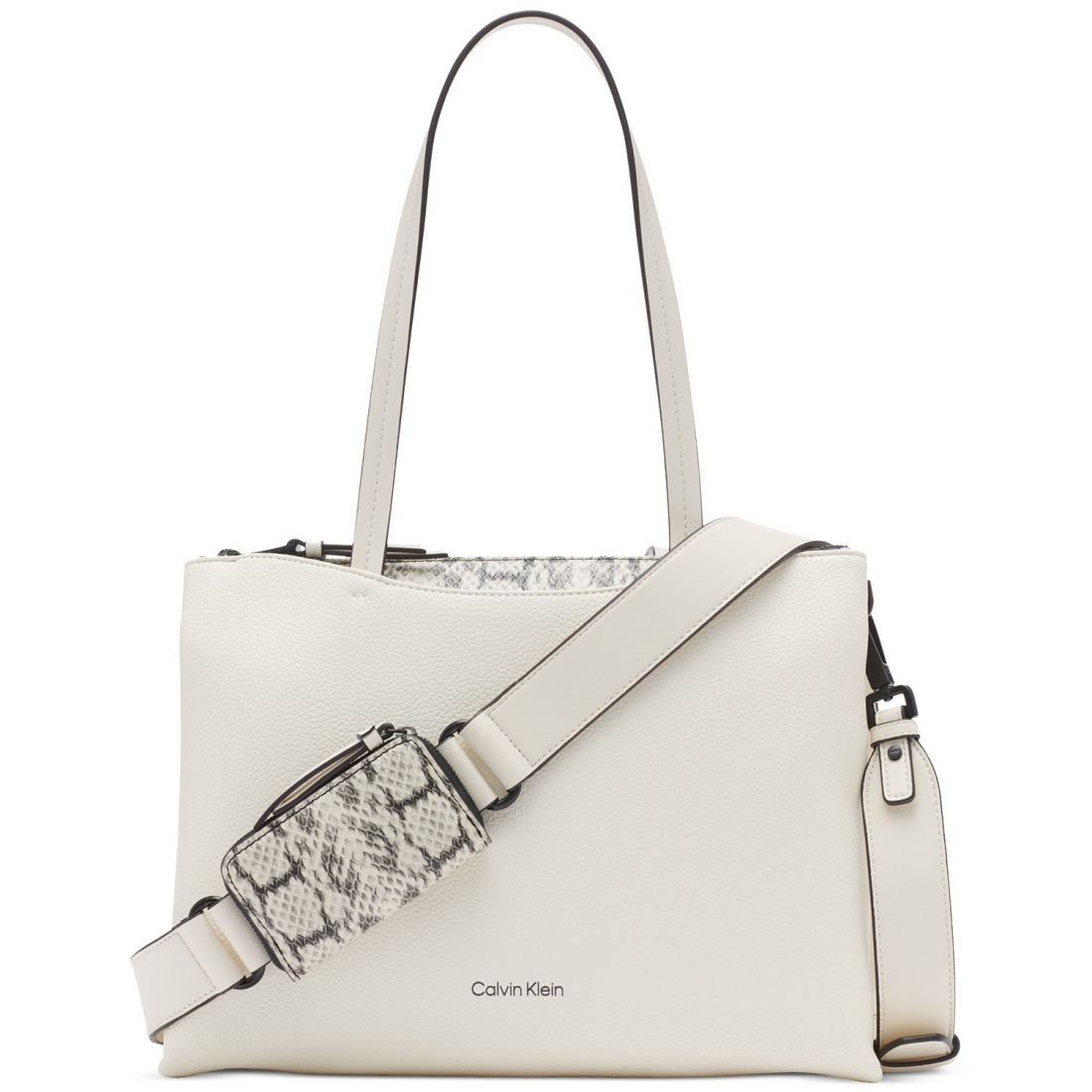 Sac Cabas 'Chrome Top Zipper Convertible with Zippered Pouch' pour Femmes