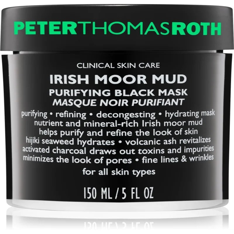 'Irish Moor Mud Purifying Black' Detoxifying Mask - 150 ml