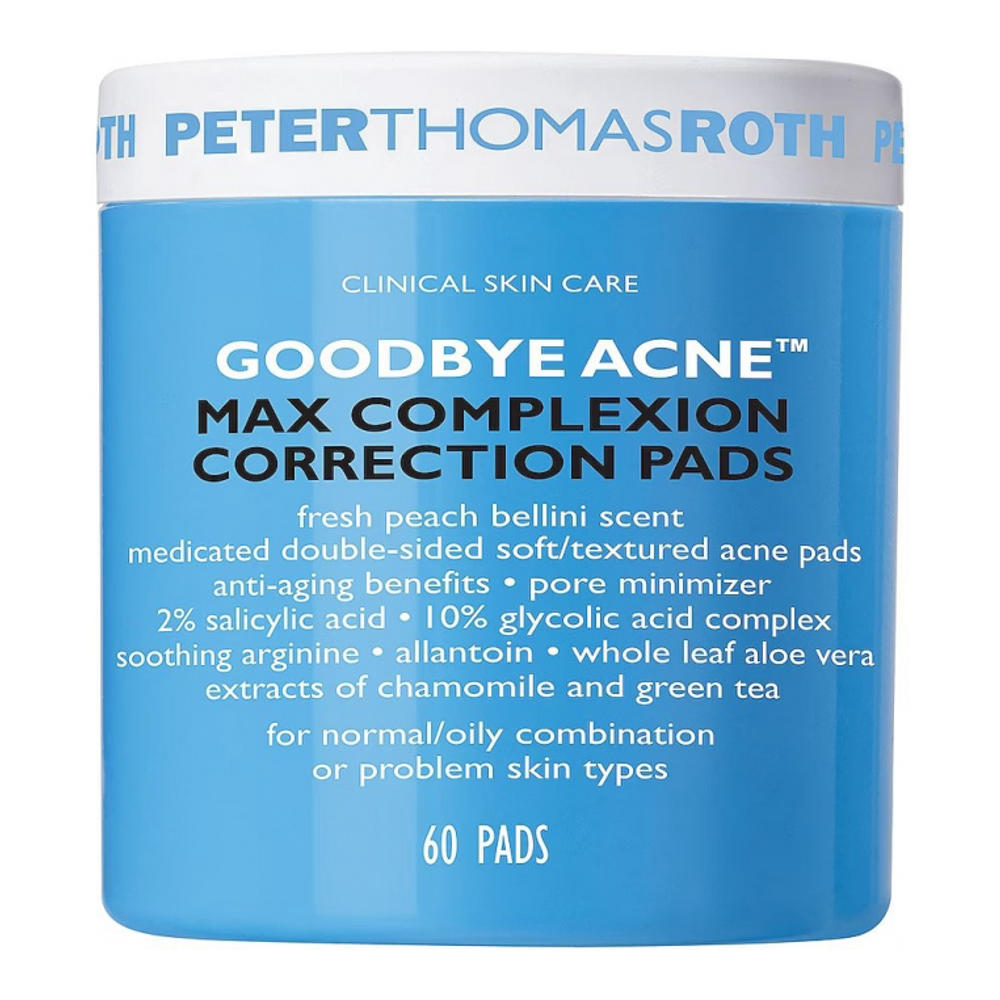 'Goodbye Acne Max Complexion Correction' Cleansing Pads - 60 Pieces
