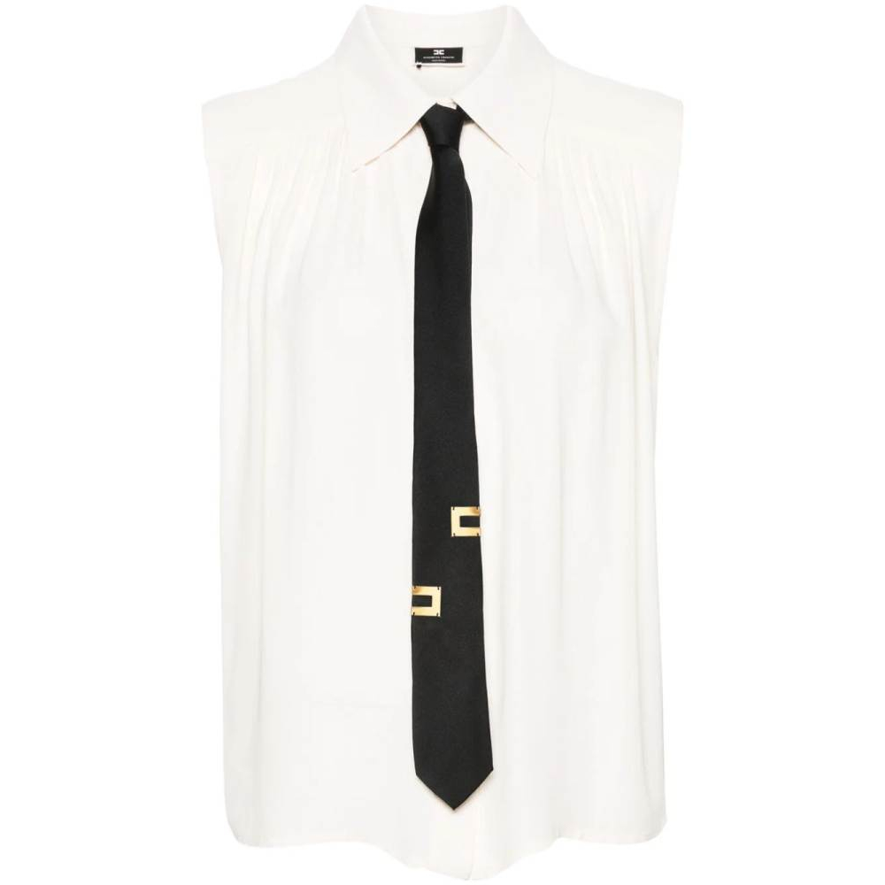 'Tie' Ärmelloses Hemd für Damen