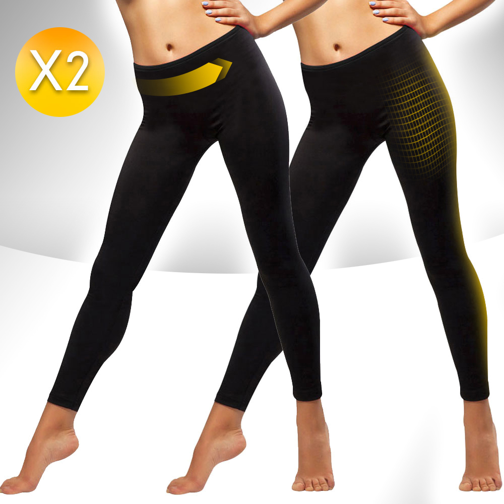 Leggings Minceur pour Femmes - 2 Pièces