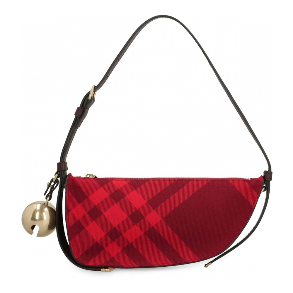 Women's 'Mini Shield Check-Pattern' Shoulder Bag