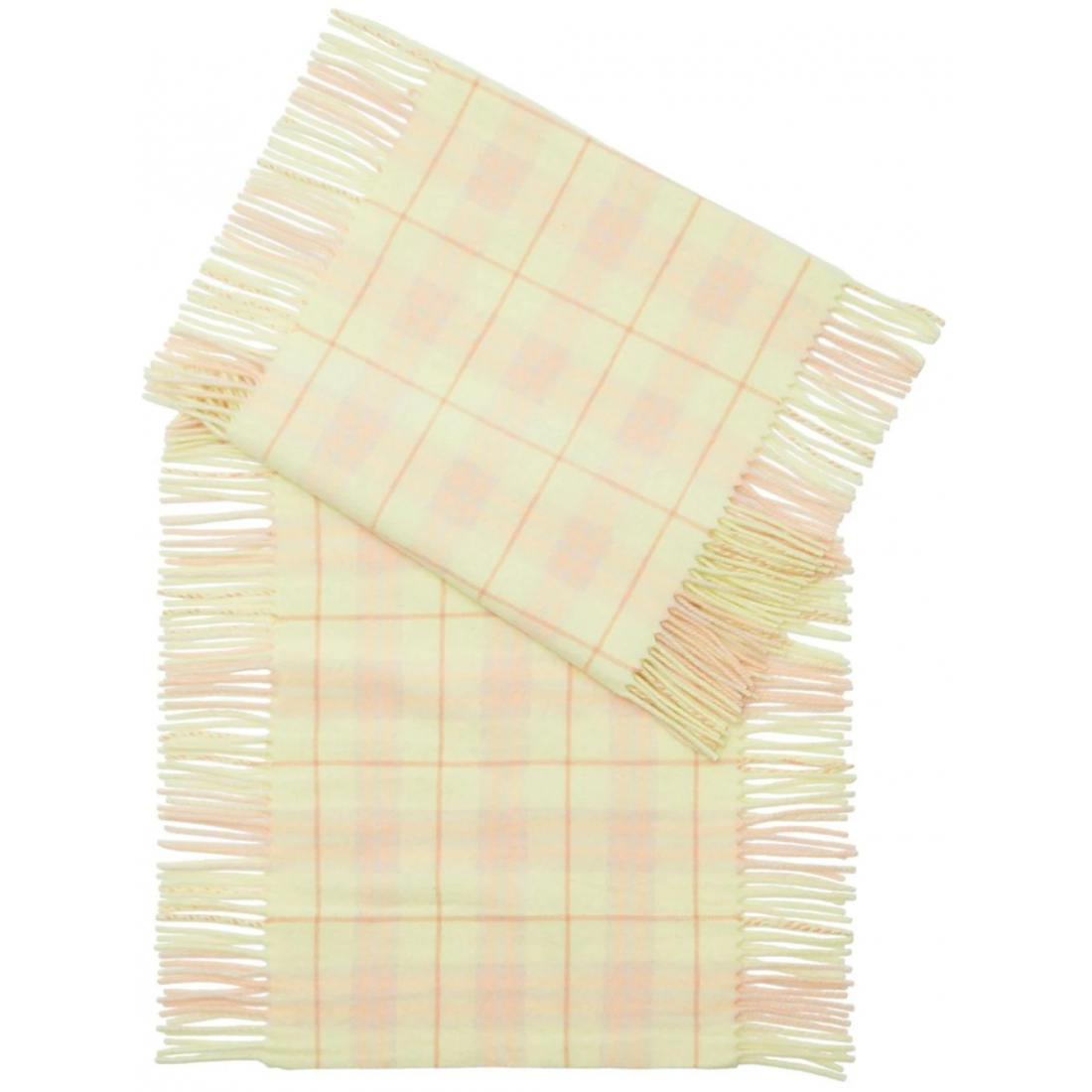 Écharpe en laine 'Check' pour Femmes