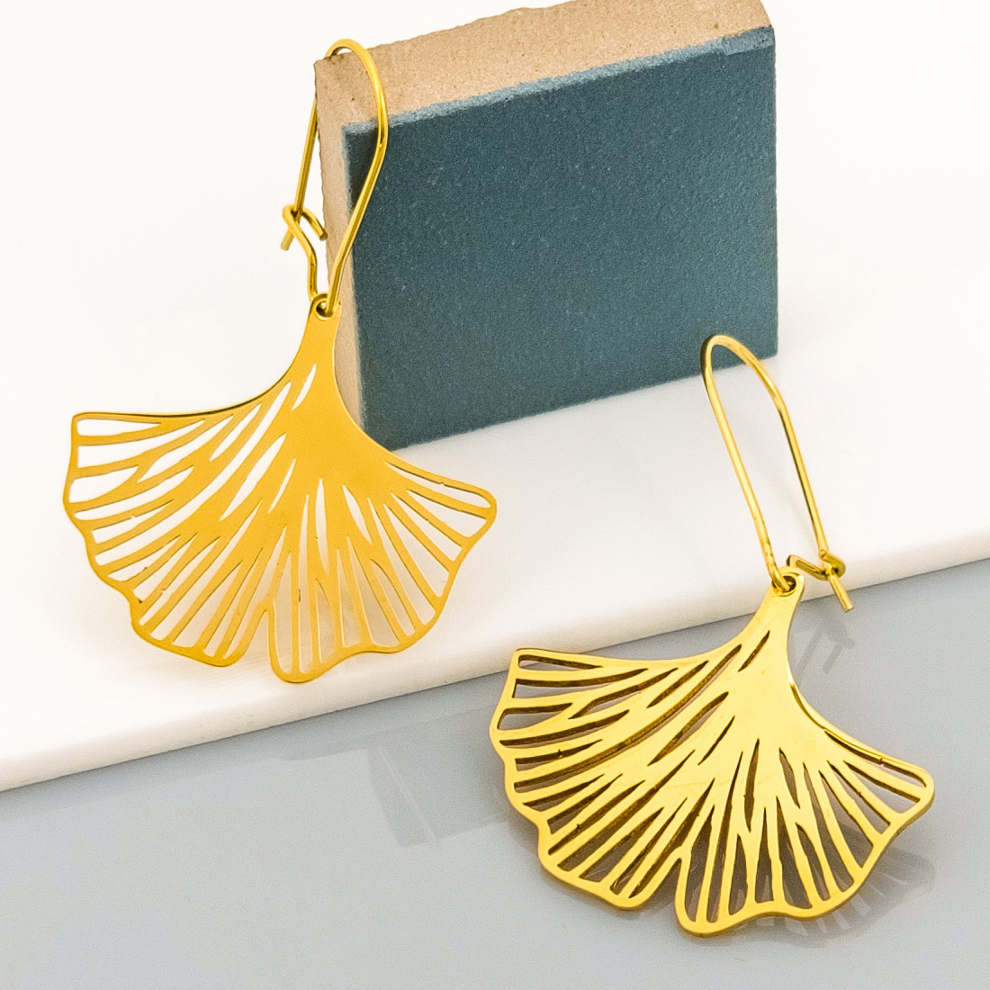 Boucles d'oreilles 'Leaf Wall' pour Femmes