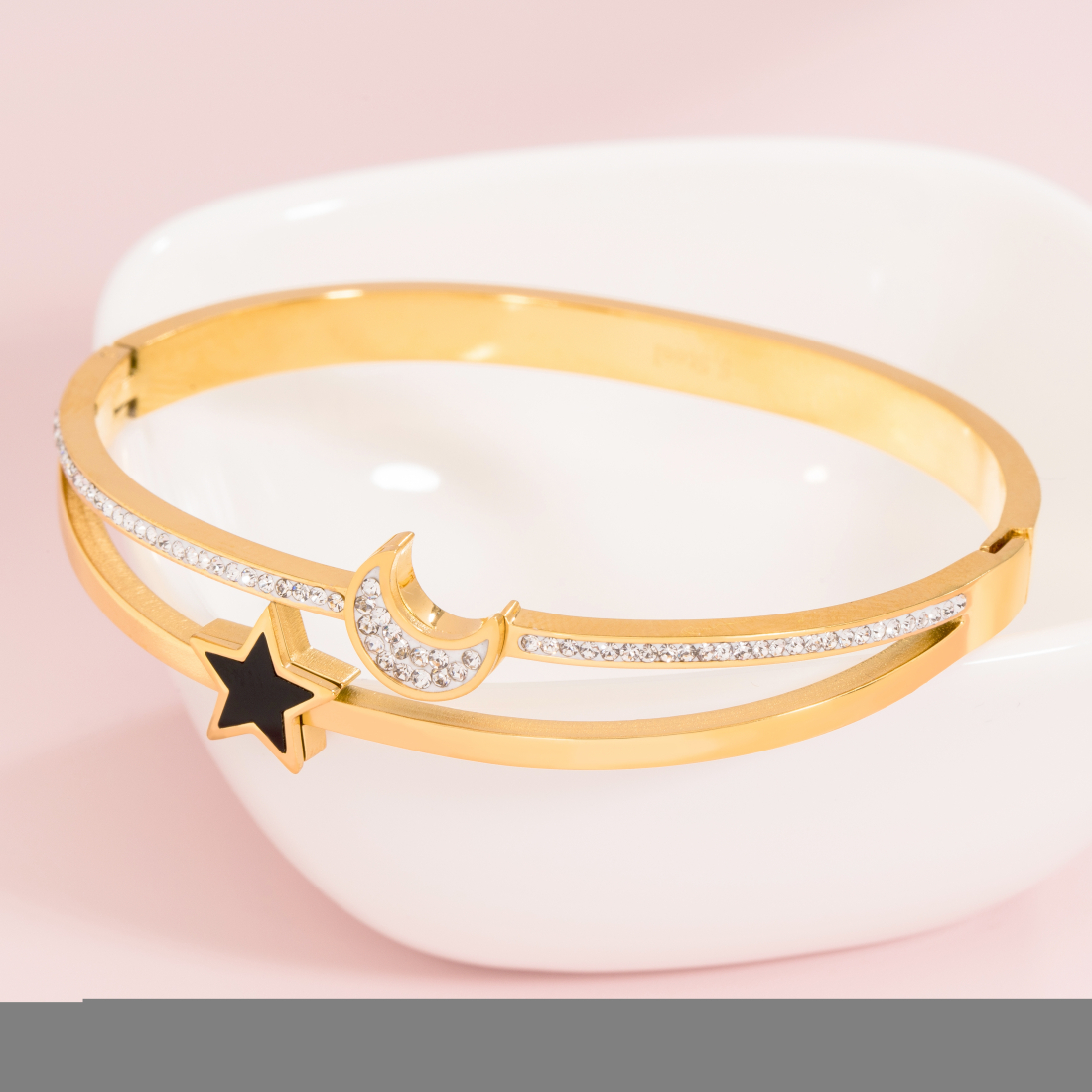 Bracelet 'Moon & Star' pour Femmes