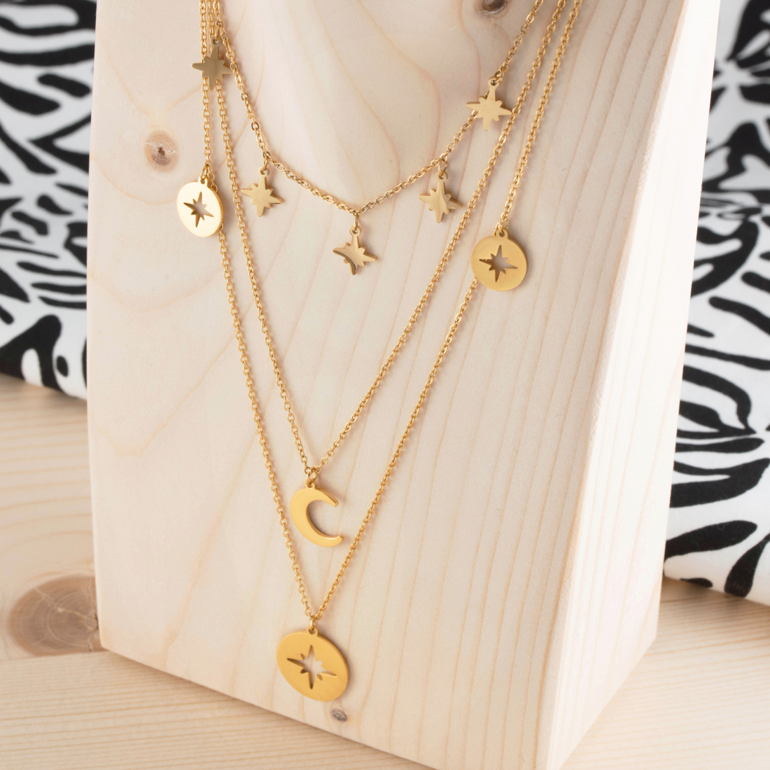 Collier 'Astro Y Luna' pour Femmes