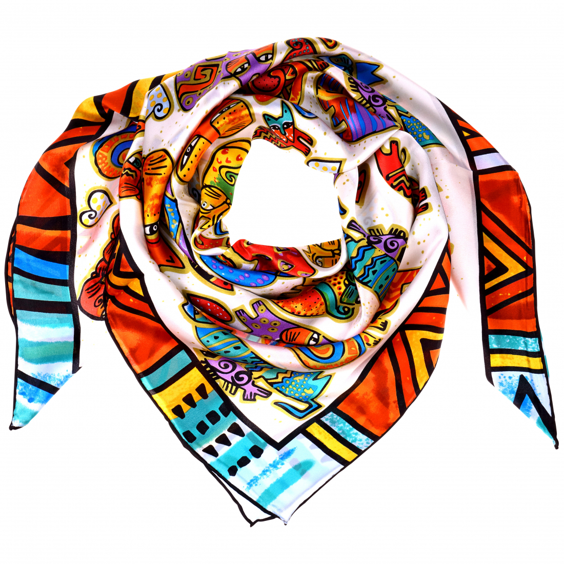 Foulard 'Gato Gusto' pour Femmes