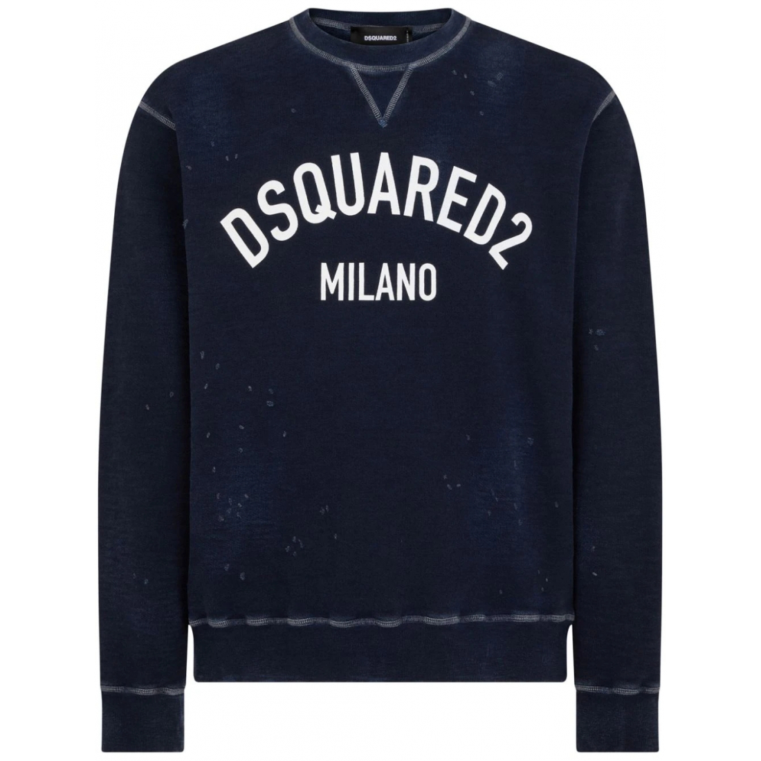 'Logo Distressed' Sweatshirt für Herren
