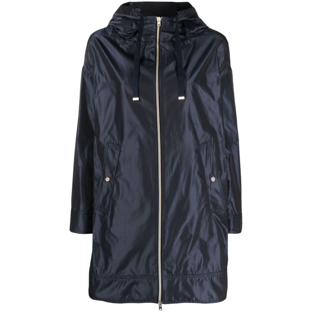 'Iridescent-Effect Hooded' Jacke für Damen