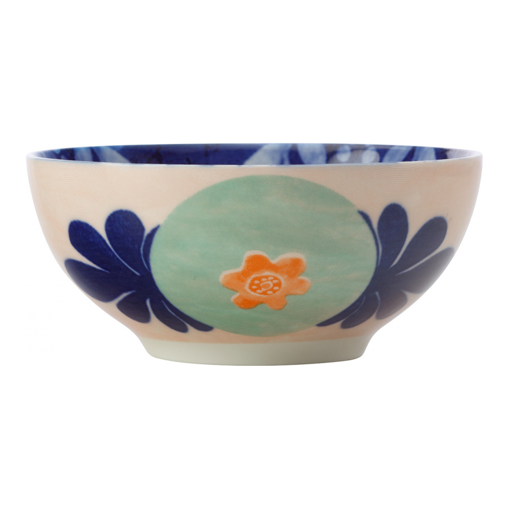 Set Of 4 Majolica Bowl 10 cm Ink Blue
