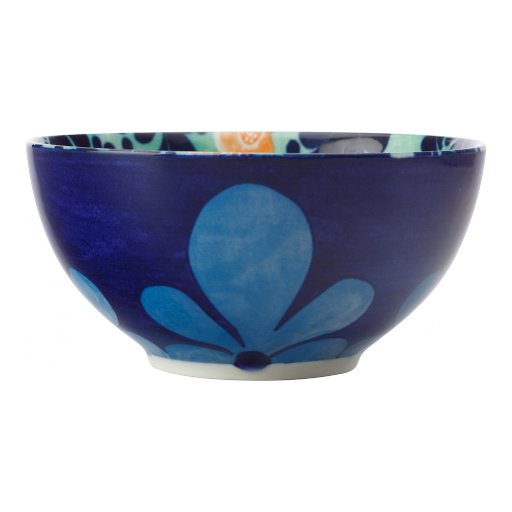 Lot De 4 Bols En Majolique 12.5 cm Bleu Sarcelle