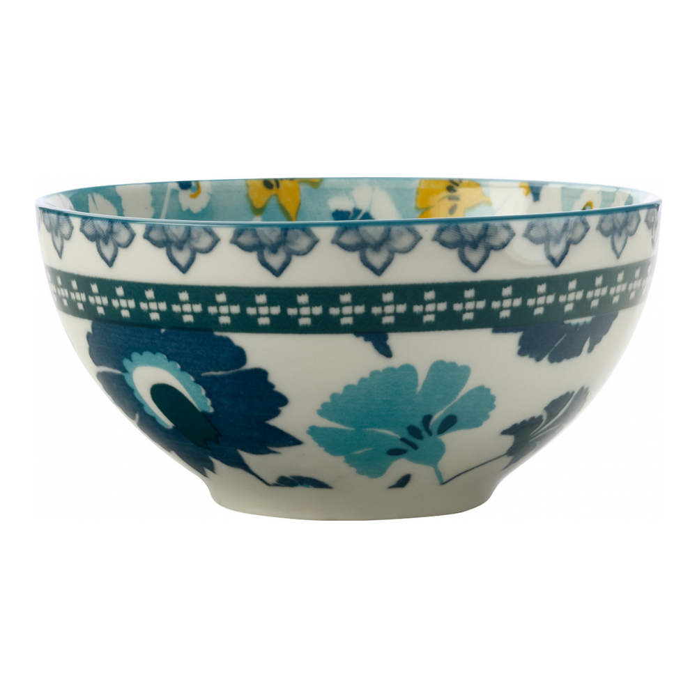 Set Of 4 Rhapsody Bowl Teal 12.5 cm