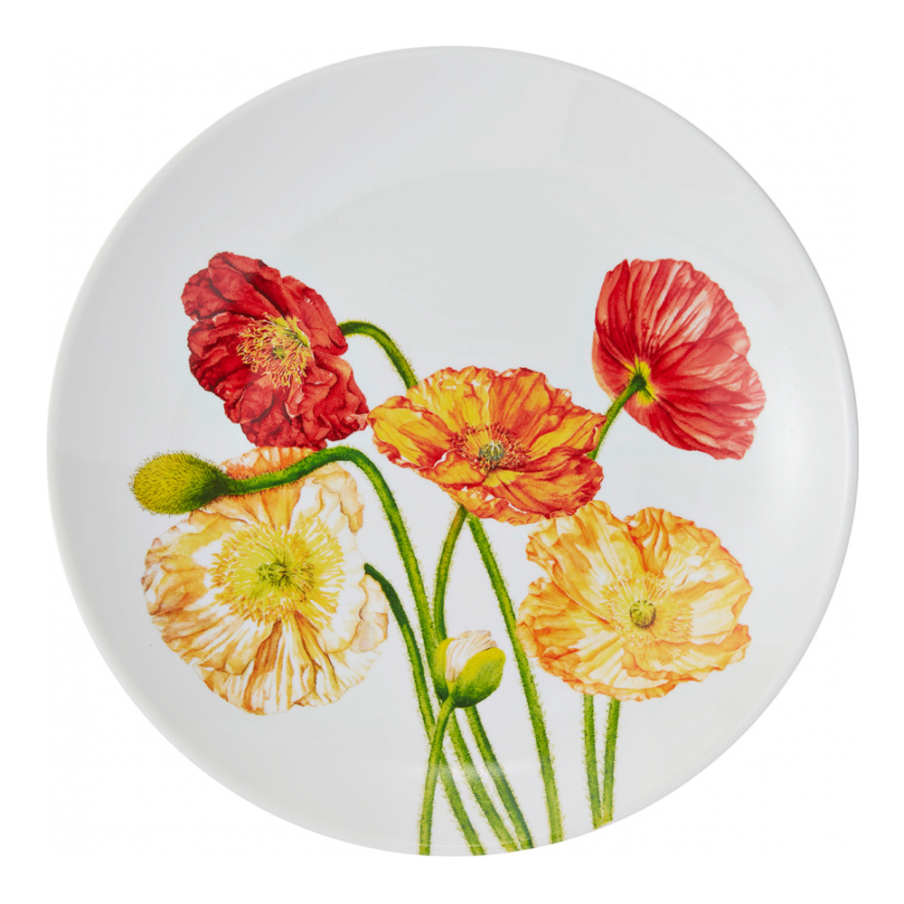 Set De 6 Assiettes Floriade 23 cm Champ De Coquelicots