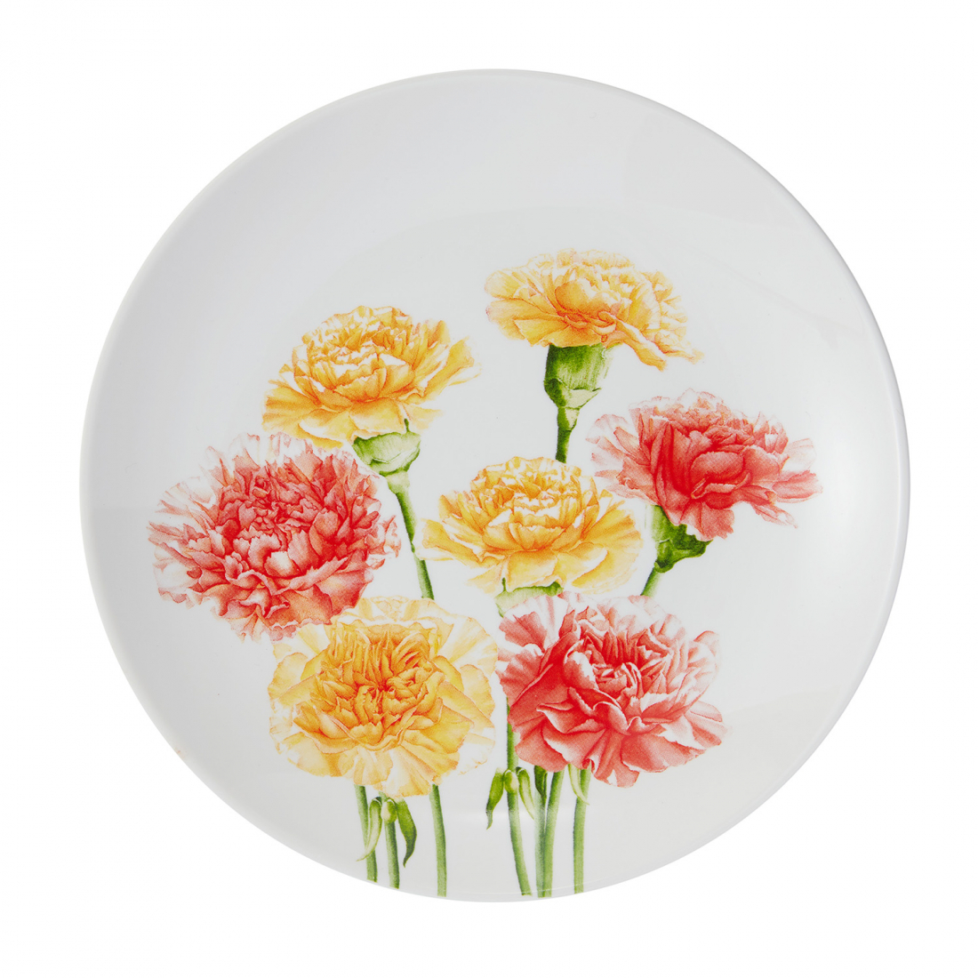 Lot De 6 Assiettes Floriade 23 cm Oeillet