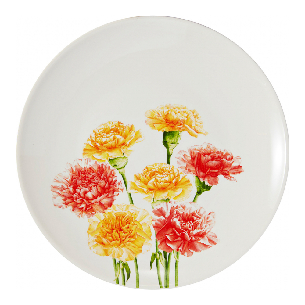 Lot De 6 Assiettes Floriade 19 cm Oeillet