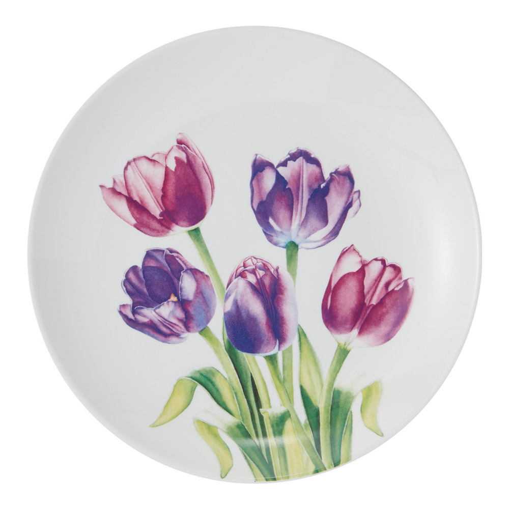 Lot De 6 Assiettes Floriade 23 cm Tulipe Amour