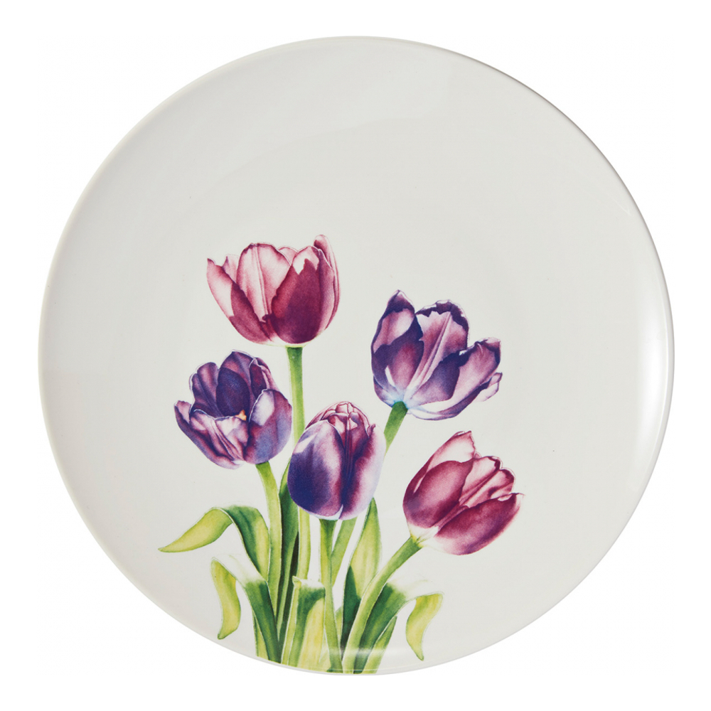 Lot De 6 Assiettes Floriade 19 cm Tulipe Amour